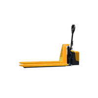 Offre Spéciale Chariot Transpalette Semi-électrique JICHUAN en Acier Inoxydable 1,5 Tonne à Levage Élevé, Type Fourche Ciseaux Longue, Garantie 2 Ans