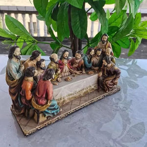 Artesanía de resina Nacimiento de Jesús, Última <span class=keywords><strong>cena</strong></span> del Santo Padre, Adornos religiosos decorativos - Product Image 3