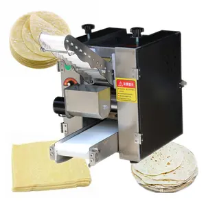 Aparatos comerciales DIY, fabricante de piel de bola de masa redonda, máquina de desollado de wonton, máquina de tortilla de maíz samosa