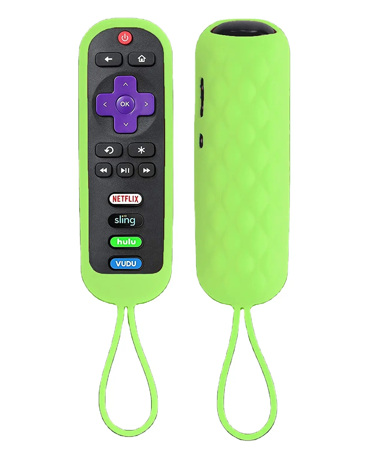 Glowing in the Dark Silicone Remote Control Protective Cover Case for Smart TV Remote Control