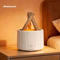 Diffuseur d'arômes Aromacare portable pour la maison, ultrasonique, mini USB, 150 ml, huile essentielle, aromathérapie, flamme de feu de camp