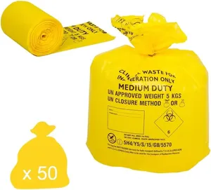 Sacchetti per Rifiuti Biologici Pericolosi per Autoclave, per la Lavorazione e lo Smaltimento di Materiali Biologici Pericolosi da Laboratorio - Product Image 1
