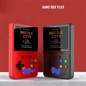 Nouvelle console de jeu portable haut de gamme, <span class=keywords><strong>500</strong></span> jeux, console portable 2-en-1 avec TV, jouet pour enfants deux joueurs, batterie externe - Product Image 6