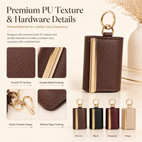 Sac cosmétique pliable en cuir PU de qualité supérieure avec logo personnalisé pour le marché européen, organiseurs de toilette de voyage