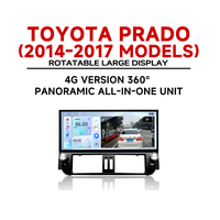 Radio Multimedia Estéreo 2DIN con Pantalla Dividida, DSP, GPS, Android Auto y Carplay de 12.3 Pulgadas para Prado 2014-2017 (Venta al Por Mayor)