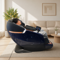 Sillón de Masaje Eléctrico Reclinable de Gravedad Cero, Portátil, con Función de Masaje Shiatsu para Espalda, Piernas y Cintura, Diseño de Lujo, Control Inteligente