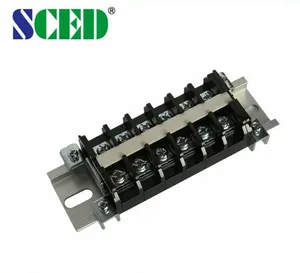 Panel Mount Terminal Block 600V M4 Schroef Pc Terminal Din Rail Type Connector