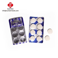 Vente en gros en usine Confiserie classique Comprimés de bonbon aigre en vrac Diverses saveurs Bonbons au lait à mâcher compressés