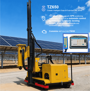 Máquina Hidráulica de Apisonamiento de Pilotes TZ650 con Motor Diésel Cummins de 75KW y Bomba de Alta Eficiencia para Barreras de Seguridad Vial - Product Image 4