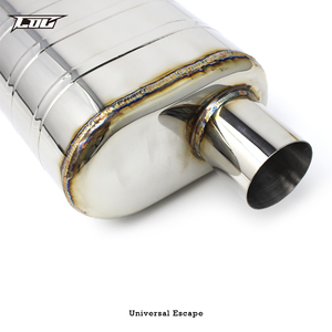 COC यूनिवर्सल वाल्व मफलर स्टेनलेस स्टील निकास पाइप मफलर इनटेक पाइप व्यास 63MM 70MM 76MM - Product Image 4