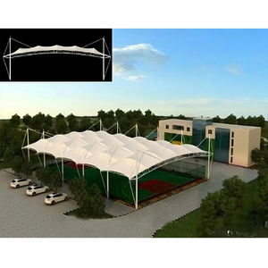 เต็นท์ผ้าแบบโมดูลาร์สำหรับกีฬา พร้อมดีไซน์ขยายได้สำหรับสนามแพเดิลที่กำลังขยายตัว - Product Image 1