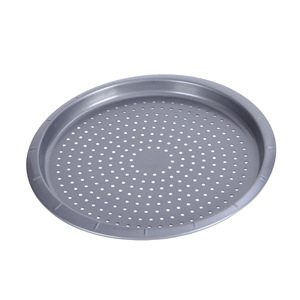 Platos Redondos Perforados y Engrosados para <span class=keywords><strong>Pizza</strong></span> y Queso, Utensilios <span class=keywords><strong>de</strong></span> Cocina para Hornear, Molde para Pastel Apto para Horno - Product Image 1