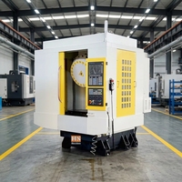 Centre d'usinage vertical CNC T6 avec système de commande GSK, machine de fraisage, perçage et taraudage automatique simple pour petits moules, outils dentaires et bijoux