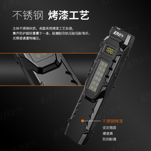 Tactical <b>Flashlight</b> 1300 Lumens <b>Rechargeable</b> Black LED Outdoor Emergency Daily Carry - Product Image 4