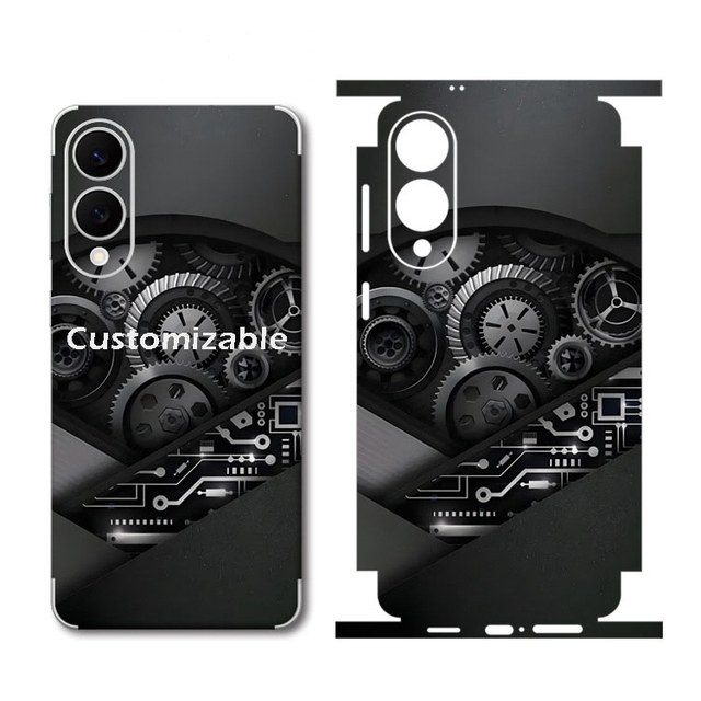 For Samsung S25 S24 Ultra S23 Plus S22 3M Custom Phone Back Skin Cover LOGO Print Back Phone DIY Sticker Phone Film