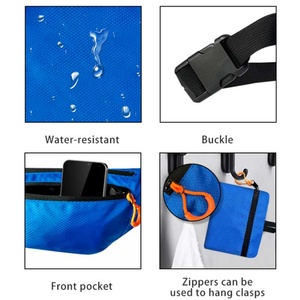 Riñonera Deportiva de Viaje OEM ODM, Bolso de Pecho Impermeable de Poliéster, Negro, Casual, para Hombre y Mujer, Práctica, para Gimnasio, Bandolera - Product Image 3