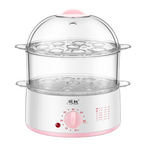 Yitong Electric <b>Steamer</b> 2-Layer 5L Transparent Lid Timer Function Household Kitchen Appliance - Product Image 3