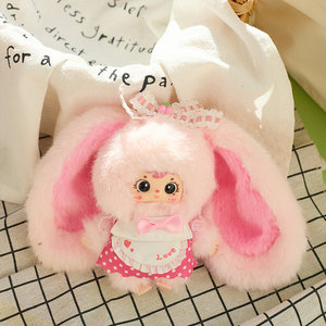 Caja Sorpresa de la Serie Conejito del Campo de Flores de Baby Three Samuel San Xiao Mao, 6 Piezas, Lindos Juguetes de Peluche con Llavero para Regalos, Éxito en TikTok - Product Image 5