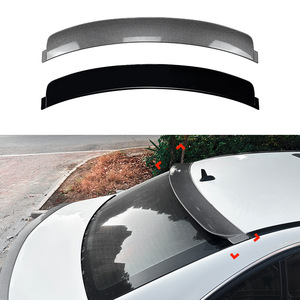 Mercedes-Benz Rear Spoiler Carbon Fiber Texture ABS <b>Trunk</b> Wing For C-Class W204 2008-2014 - Product Image 1