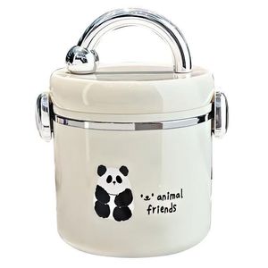 Insulated <b>lunch</b> <b>box</b> made of 304 stainless steel, microwave-safe for office workers, students, and children. Suitable for - Product Image 5