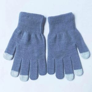 Gants en tricot pour écran tactile d'hiver pour femmes, gants chauds coupe-vent tendance avec logo personnalisé pour cadeaux promotionnels en plein air - Product Image 4