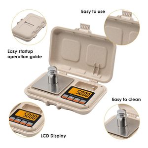 Genaues 200g 0,01g LCD-Display mit digitaler Taschen stahl waage OEM/ODM zum Wiegen von Unzen/Körnern aus Kräuter lebensmittels chmuck - Product Image 4