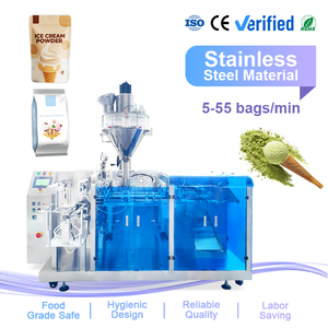 Máquina Automática para Llenado y Sellado de Bolsas Preformadas con Polvo de Vainilla para Helado - Product Image 1