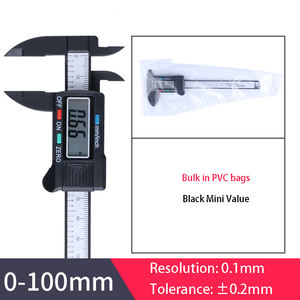0-150mm ad alta resistenza in plastica digitale nonio calibri strumenti di misura 6 pollici Micron elettronico nonio pinze prezzo di fabbrica - Product Image 5