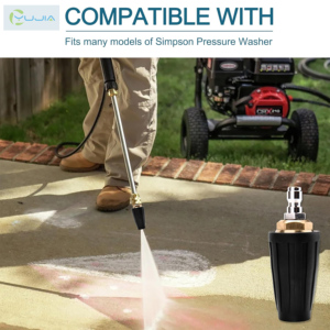 1/4 nettoyage brique béton Surface-nouvel état usage domestique nettoyeur haute pression buse rotative connexion rapide lavage sous pression - Product Image 5