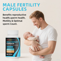 Capsules de Fertilité Masculine OEM Homme : Soutien à l'Équilibre Hormonal, Régulation et Optimisation du Nombre et de la Mobilité des Spermatozoïdes – Compléments Herbales