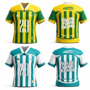Maillot de football vintage personnalisé avec impression intégrale par sublimation, nom et numéro, maillot d'équipe de football - Product Image 4