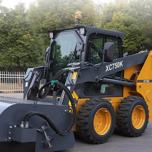 Harga grosir Skid Steer <span class=keywords><strong>Loader</strong></span> 70HP 1ton XC760K dengan gunting pohon pemuat kompak - Product Image 1