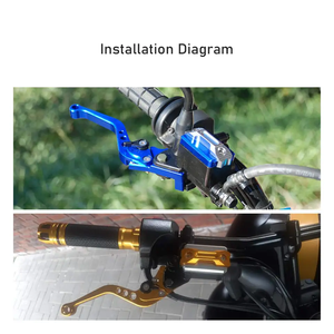 ชุดก้านเบรกและคลัตช์มอเตอร์ไซค์แบบยูนิเวอร์แซล ขนาด 7/8 นิ้ว 22 มม. ผลิตจาก CNC สำหรับมือซ้ายและมือขวา ใช้ได้กับ Kawasaki Suzuki Yamaha - Product Image 5