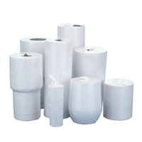 Film thermorétractable pour sublimation Auplex, pour tasses de 10 oz, 11 oz, 12 oz et gobelets de 20 oz, film rétractable imprimable