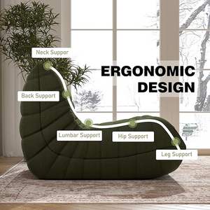 أريكة استرخاء جلدية مفرغة من الهواء قابلة للضغط بتصميم مخصص لغرفة المعيشة وغرفة النوم - Product Image 2