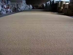 مأدبة ولائم فندقية مقاومة للاهتراء أرضيات رقيقة منسوجة لحفلات الزفاف داخل المنزل معرض بولي بروبلين أحمر ناعم - Product Image 4