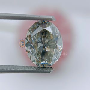 Moissanita de corte ovalado y pera a mano certificada personalizable de 1.0ct a 20.0ct, joyería de diamantes sueltos vivos, piezas hechas a mano - Product Image 3