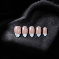 Y110 Kaixin – Kits d'ongles à presser de haute qualité, motif œil de chat bleu français, pour extérieur