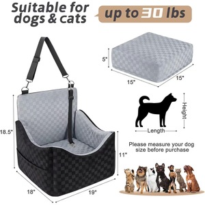 Venta al por mayor antideslizante SUV Pet <span class=keywords><strong>Dog</strong></span> <span class=keywords><strong>Car</strong></span> Seat Travel Bed con correas ajustables - Product Image 4