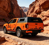 Couverture de benne haute pour pick-up Fiat en acier au manganèse noir carbone, protection tout-terrain 4x4, installation facile, haute qualité