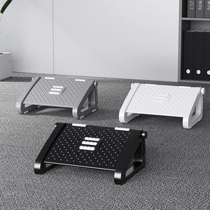 Verstelbare duurzame kunststof voetsteun met massageknopen Roller MultiColor bureaustoel voetsteun Ergonomisch gekanteld ontwerp - Product Image 1