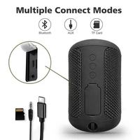 Altavoz Bluetooth Portátil Impermeable IPX6, Mini Altavoz Inalámbrico con Sonido Estéreo Potente y Bajos Profundos