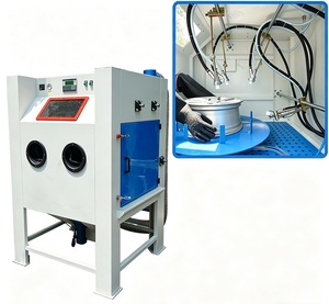 Cabina de arenado automática rentable para ruedas, máquina arenadora - Product Image 1