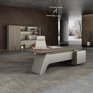 Scrivania Direzionale Moderna Zitai in Legno Premium Convertibile con Ampio <span class=keywords><strong>Piano</strong></span> <span class=keywords><strong>di</strong></span> Lavoro - Product Image 4