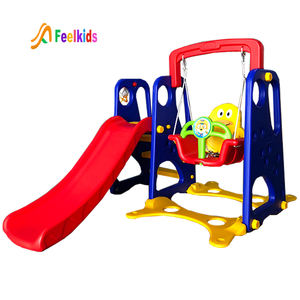Feelkids <span class=keywords><strong>bambini</strong></span> di plastica per <span class=keywords><strong>bambini</strong></span> parco giochi all'aperto altalena e scivolo - Product Image 2