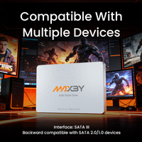 قرص صلب داخلي SSD من ماكسبي مقاس 2.5 بوصة بواجهة SATA 3.0 |   M.2 2242/2280 بتصميم مخصص |   ذاكرة فلاش TLC NAND |   تصحيح الأخطاء بتقنية LDPC