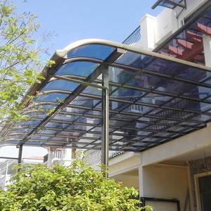 Tetto in policarbonato telaio in alluminio tenda da terrazza baldacchino heavy duty - Product Image 1