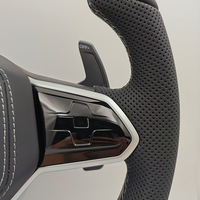Volant en cuir semi-perforé R-Line pour Volkswagen VW Golf 8 MK8 R 5 6 7 MK5 MK6 MK7 Polo GTI Scirocco Jetta Passat B8