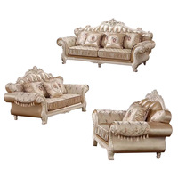 Nouveau design Canapé Louis de luxe vintage Canaps de Salon de luxe européens Muebles De Sala Ensemble de canapés de salon bon marché