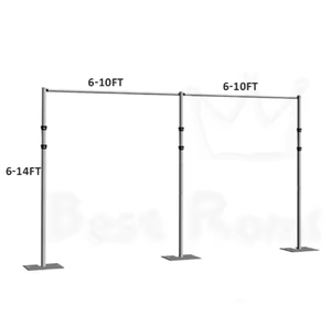 Juegos de cortina de tubo lavables de tela ignífuga de estilo simple resistente ESI para uso industrial y eventos multiescena para bodas - Product Image 1
